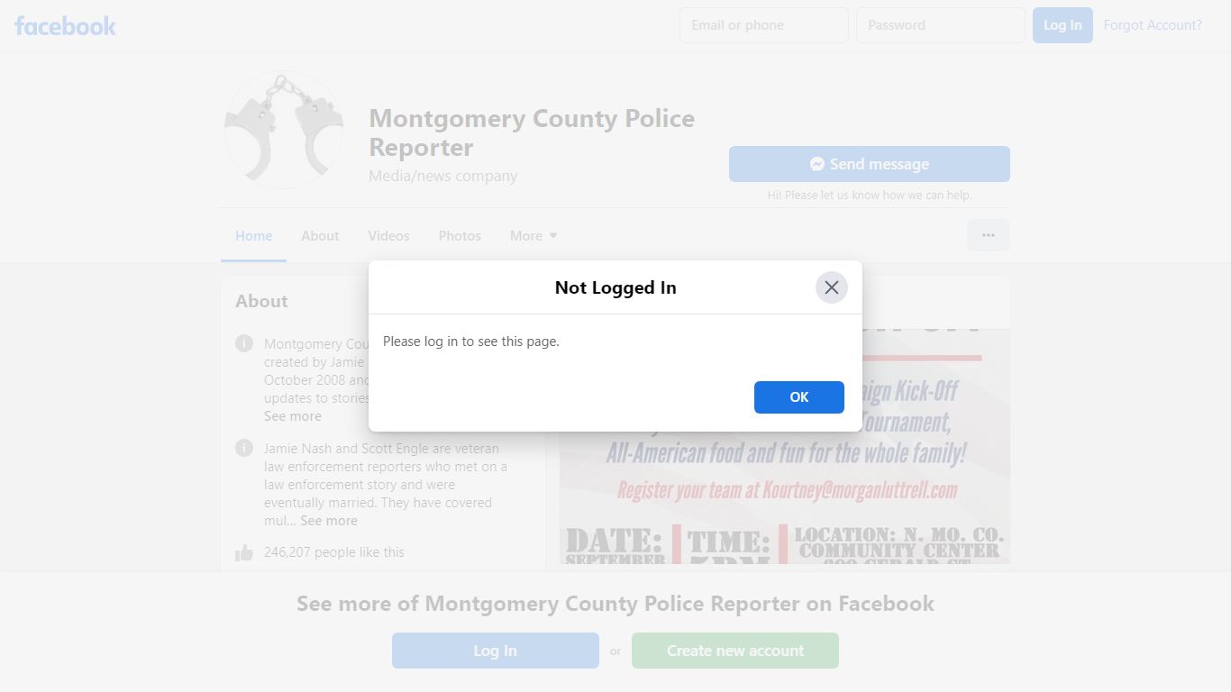 Montgomery County Police Reporter - Home - Facebook